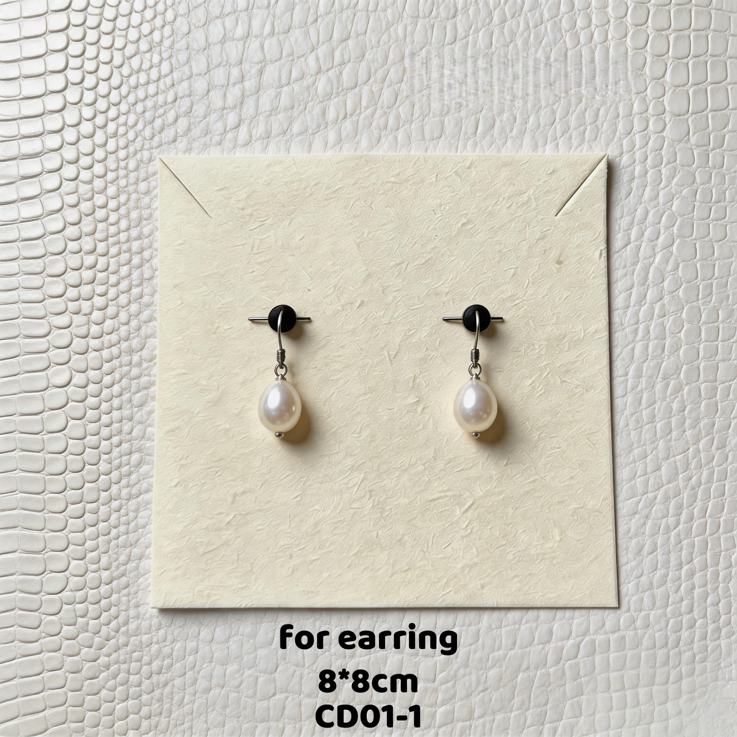 500pcs Eco Matte Jewelry Display Cards, Plant Fiber Paper, Custom Logo Packaging