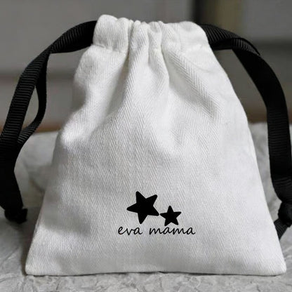 100PCS Custom Cotton Jewelry Pouches, Logo Drawstring Bags, Small Storage (Bulk Available)
