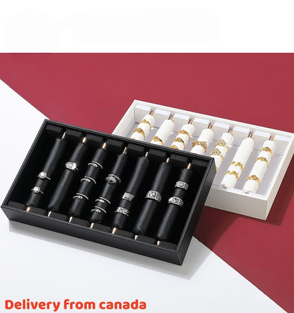 Ring box.Display Jewelry Box | Large Capacity Foldable Organizer | Trays for Vendors & Exhibitors