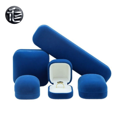 Engagement Ring Box Velvet – Wedding Ring Holder for Proposal, Luxury Heart-Shaped Jewelry Gift Box,Custom Jewelry Box for Small Business