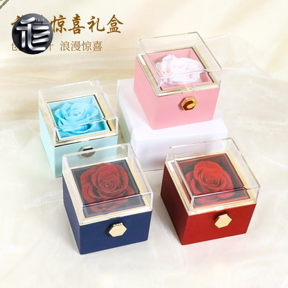 Ring Box for Engagement – Personalized Wedding Jewelry Gift Box,