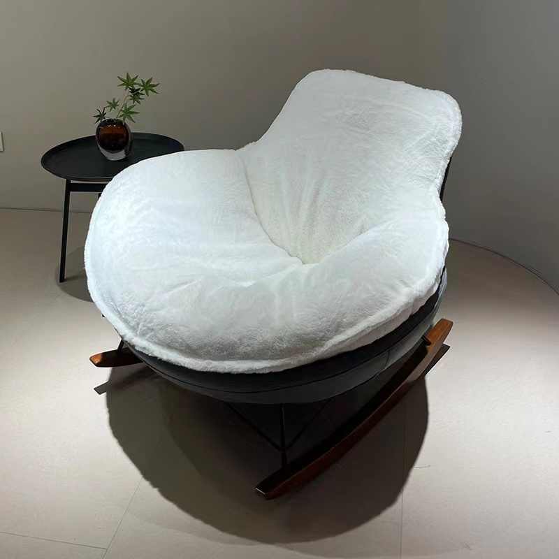 Nordic light luxury single sofa network red rocking chair home recliner lounger lounger Rocking chair sofa chair