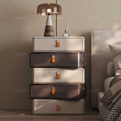 Chivas official flagship store can rotate the bedside table end designer light luxury modern simple bedroom bedside cabinets