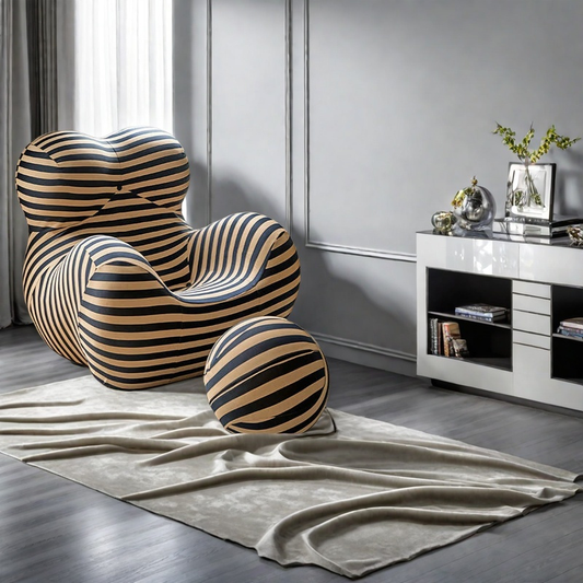 Compress  sofa-YF496-1 BLACK+YELLOW