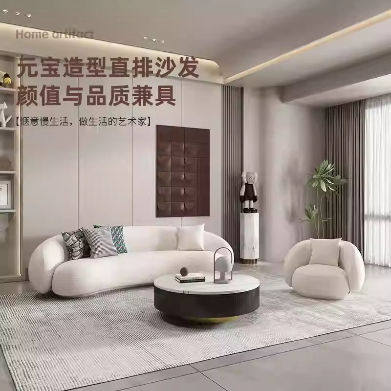 Nordic fabric sofa creative small apartment simple