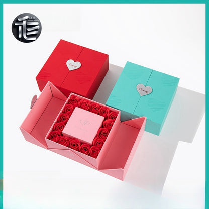 Gift box,jewelry box,ring box,fireworks,Festival box,Velvet Jewelry Box,Engagement Ring Box