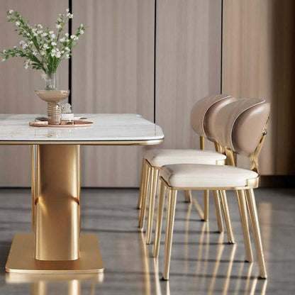 Nordic light luxury dining chair