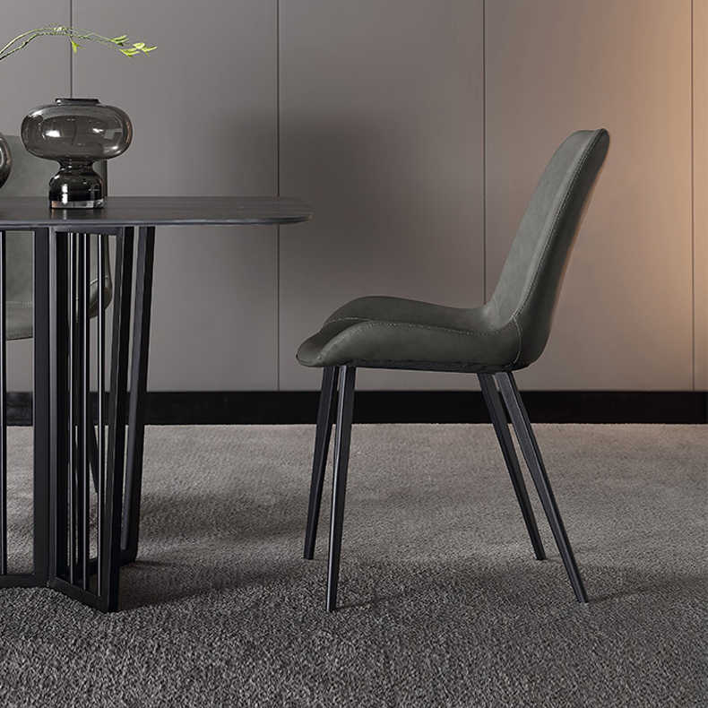 Modern simple Nordic leather meal