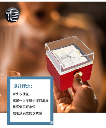 Ring Box for Engagement – Personalized Wedding Jewelry Gift Box,