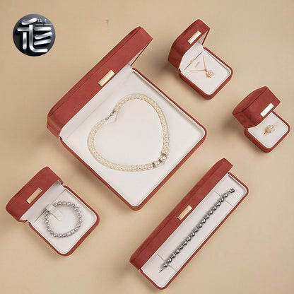 Engagement Ring Box Velvet – Wedding Ring Holder for Proposal, Luxury Heart-Shaped Jewelry Gift Box,Jewelry Box,Luxury Jewelry Gift Box