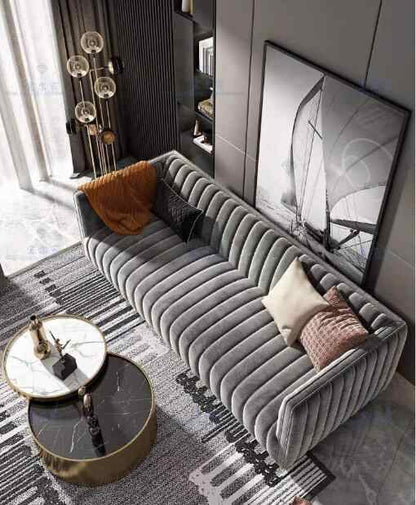 American light luxury designer style living room villa will be modern simple fabric sofa
