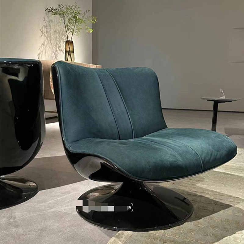 Designer baxter minimalist casual living room creative light luxury single FRP revolving lazy duck bill sofa chair