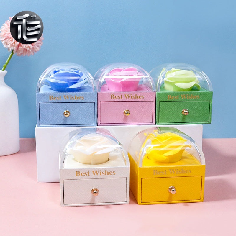 Christmas Jewelry Gift Box – Festive Velvet Ring & Necklace Box, Holiday Present for Her,jewelry box