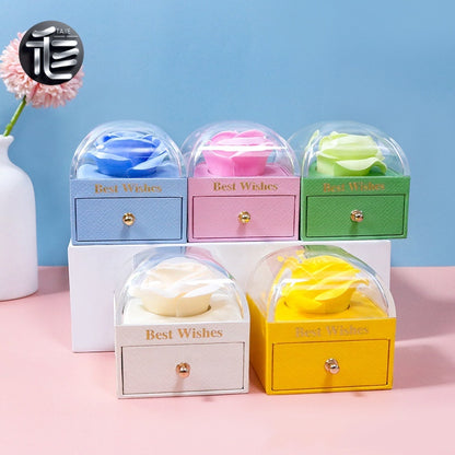 Christmas Jewelry Gift Box – Festive Velvet Ring & Necklace Box, Holiday Present for Her,jewelry box