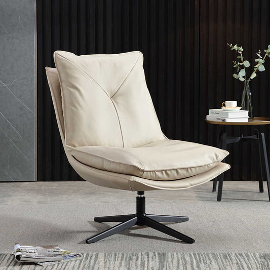 Designer sofa chair Light luxury living room rotating single chair balcony couch lounger lounge chair Bedroom lounge chair