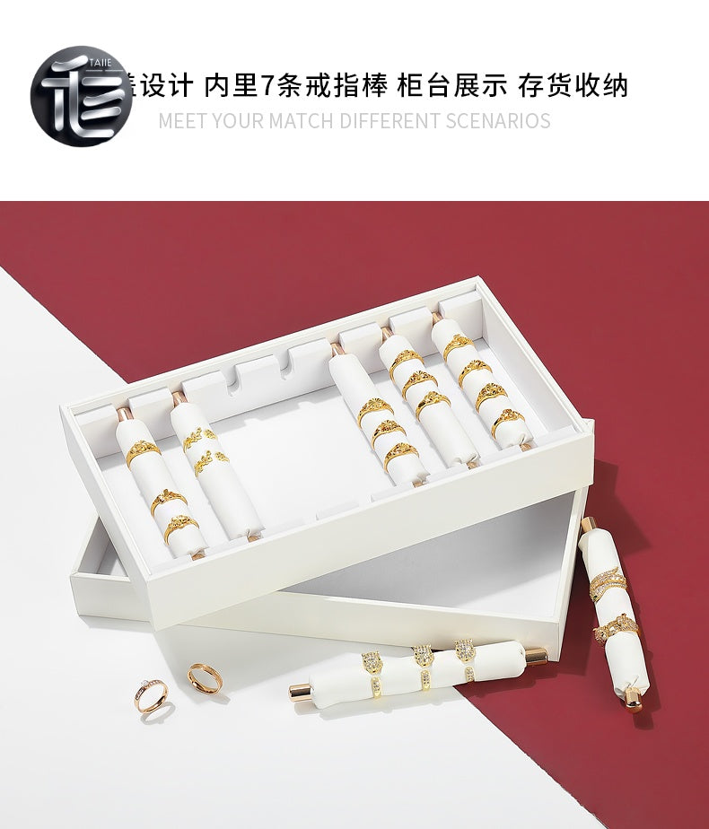 Ring box.Display Jewelry Box | Large Capacity Foldable Organizer | Trays for Vendors & Exhibitors