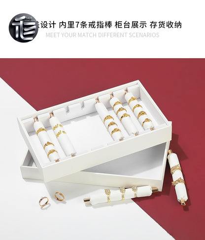 Ring box.Display Jewelry Box | Large Capacity Foldable Organizer | Trays for Vendors & Exhibitors