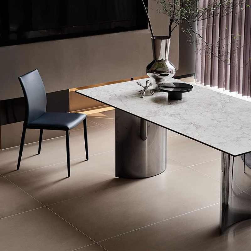 Light luxury home modern minimalist high-end dining table