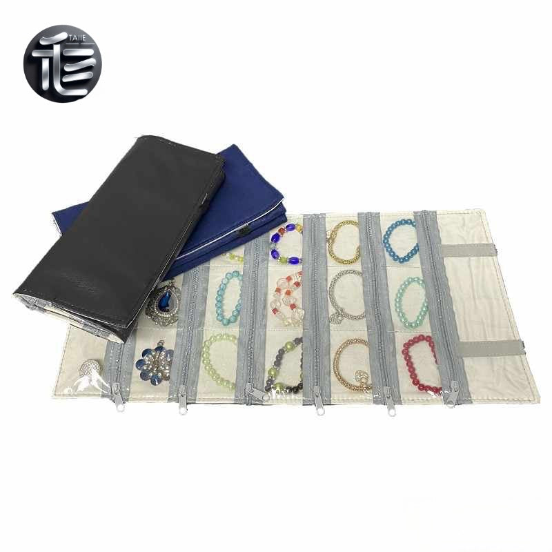 Jewelry Display Roll for Vendor, Foldable Cloth Organizer for Craft Show, Booth Supply
