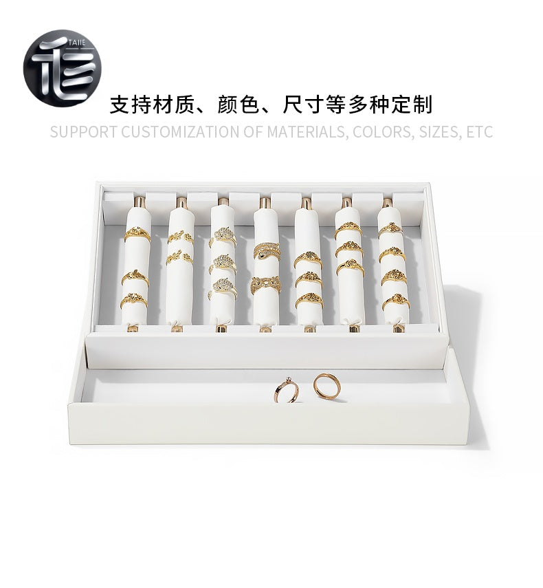 Ring box.Display Jewelry Box | Large Capacity Foldable Organizer | Trays for Vendors & Exhibitors