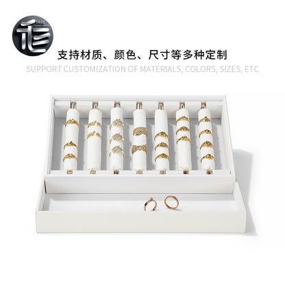 Ring box.Display Jewelry Box | Large Capacity Foldable Organizer | Trays for Vendors & Exhibitors