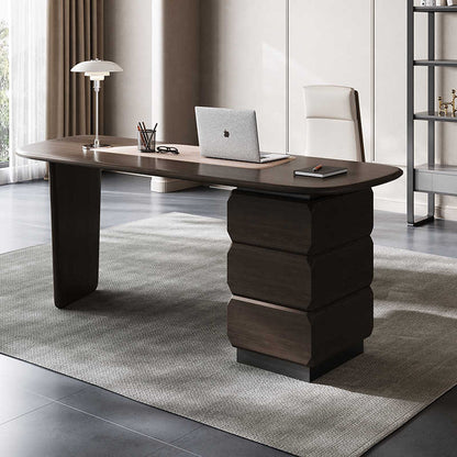 Modern minimalist desk designer study home advanced sense writing desk computer desk wabi-Sabi wind light luxury desk