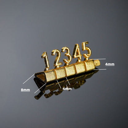 Modular Metal Price Display Numbers, Jewelry Shop Signs (USD, GBP,EURO)