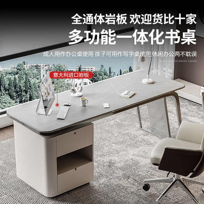 Italian minimalist rock board desk Study desk Study desk Computer desk