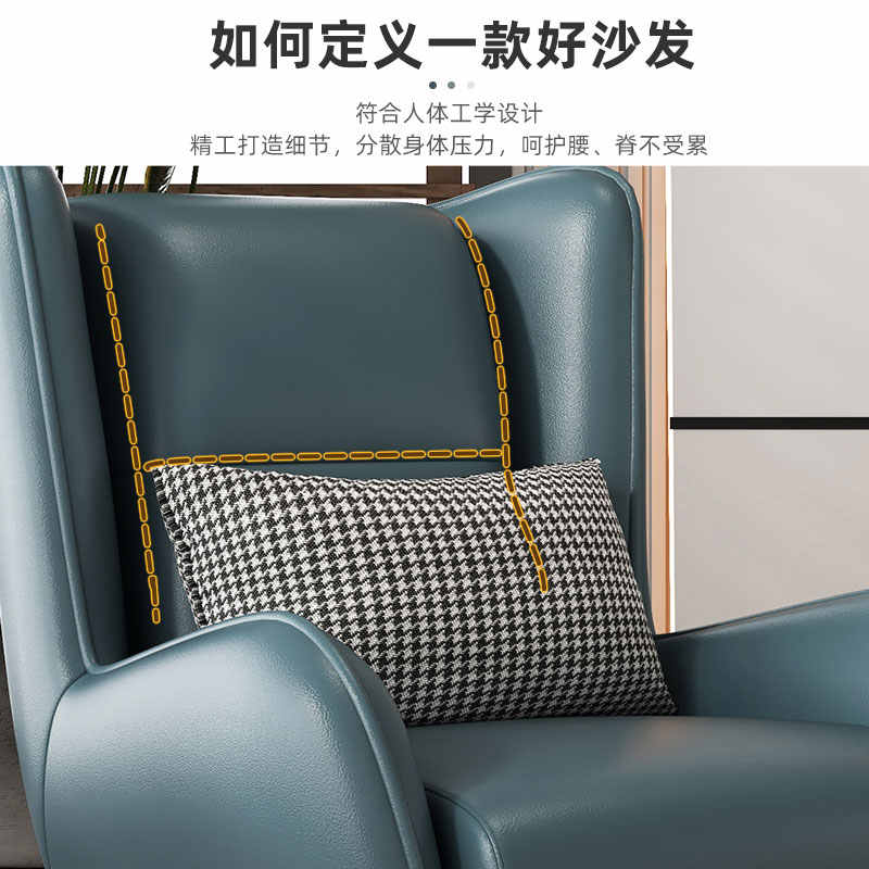 Single chair network red tiger chair single sofa light luxury living room meeting simple leisure chair balcony tea table chair