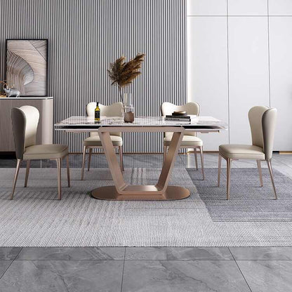 Modern simple retractable folding dinner table