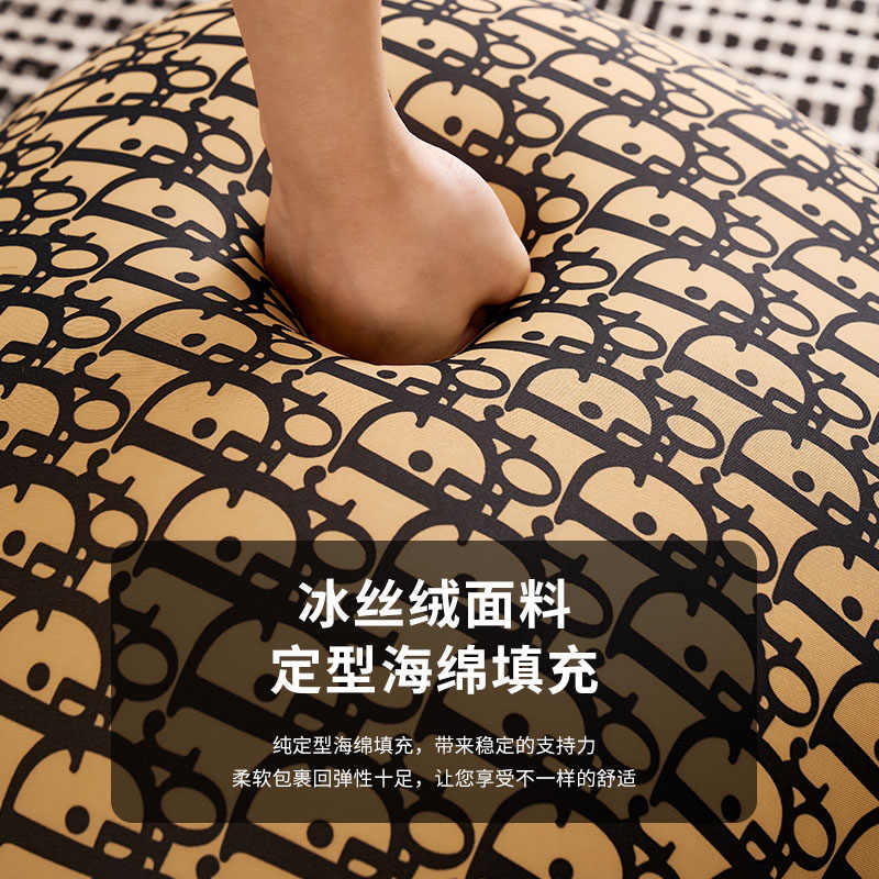 Net red Dior Horse chair light luxury casual lazy sofa cartoon creative animal seat living room ice silk footstool