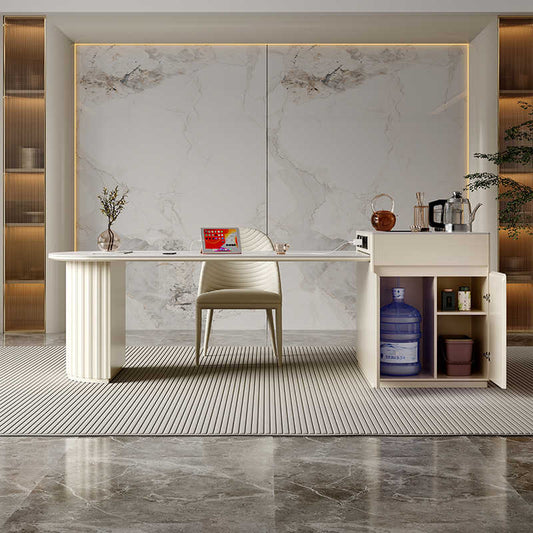 Butter wind island table integrated modern simple retractable fall light luxury household size island table