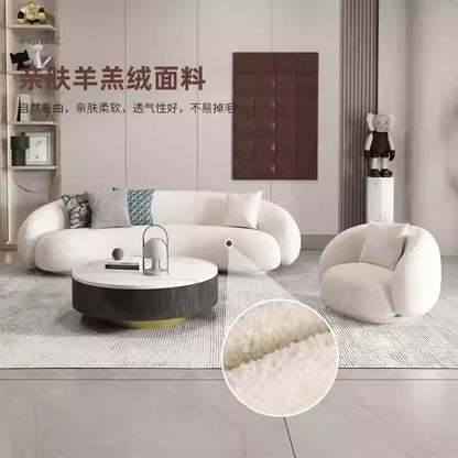 Nordic fabric sofa creative small apartment simple