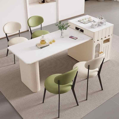 Butter wind island table one retractable multifunctional rock slab island simple household kitchen guide bar table