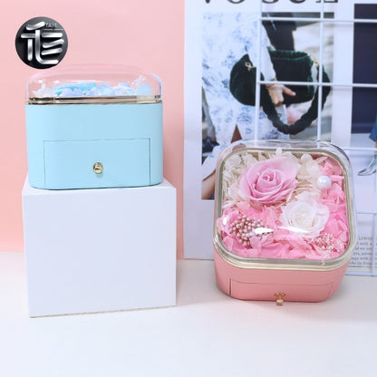 Engagement Ring Box Velvet – Wedding Ring Holder for Proposal, Luxury Heart-Shaped Jewelry Gift Box,jewelry box