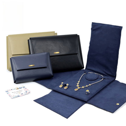 Suede jewelry roll,Leather jewelry organizer,Jewelry travel case,Jewelry organizer for travel