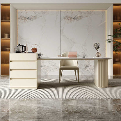 Butter wind island table integrated modern simple retractable fall light luxury household size island table