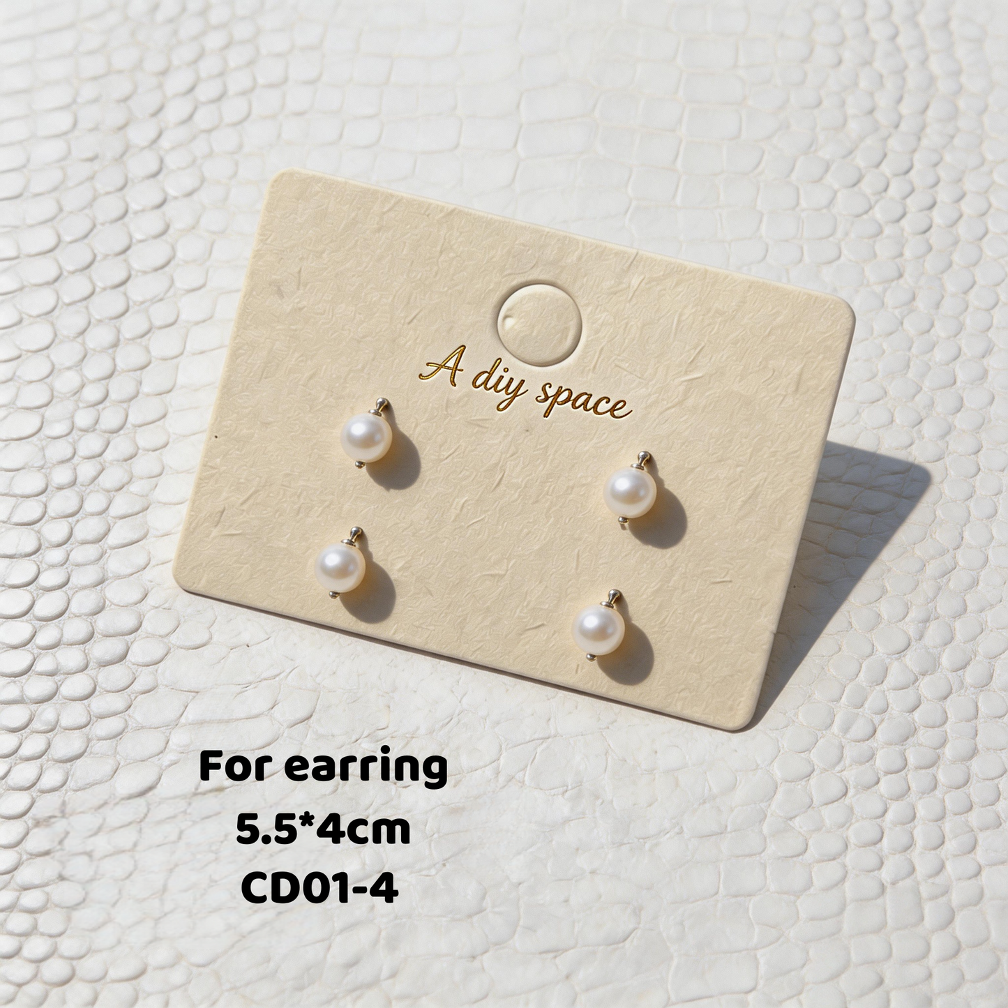 500pcs Eco Matte Jewelry Display Cards, Plant Fiber Paper, Custom Logo Packaging