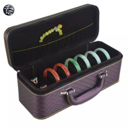 Travel Jewelry Case | Small Portable Organizer for Necklaces & Rings | Soft Velvet Pouch for Suitcase