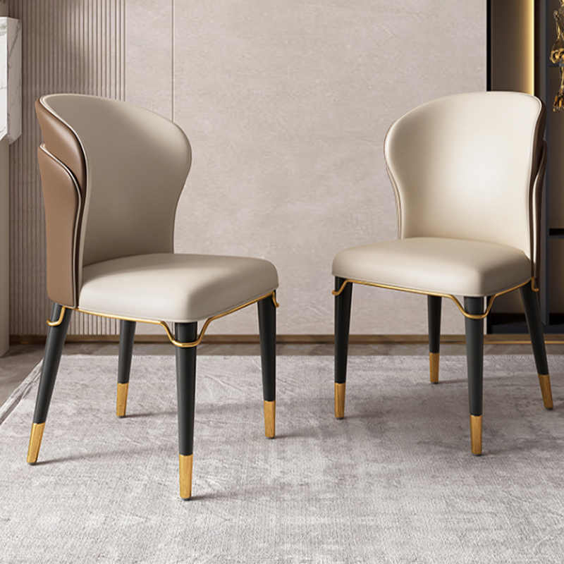 Light luxury solid wood dining chair