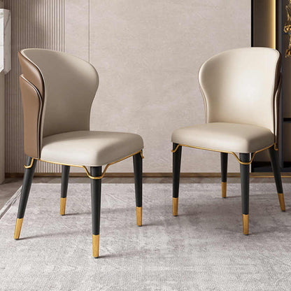 Light luxury solid wood dining chair
