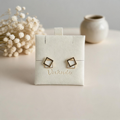 50pcs Soft Suede Pad with Custom Logo, Jewelry Storage Bags, Anti-Scratch Gift Packaging