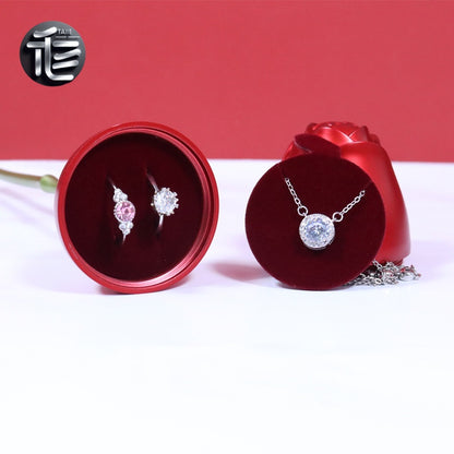 Married Ring Box for Engagement – Personalized Wedding Jewelry Gift Box,Luxury Jewelry Gift Box