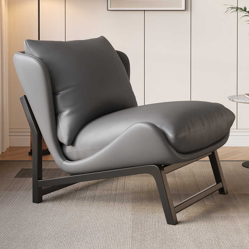 Nordic single sofa chair modern simple balcony lounge chair Italian minimalist living room Tiger chair designer lounge chair