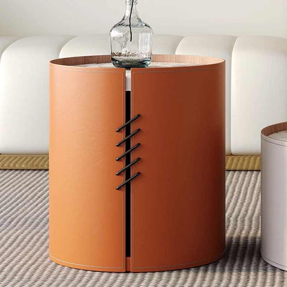 Lanka Italian rock plate size round coffee table combination of small living room home advanced sense simple tea table side table