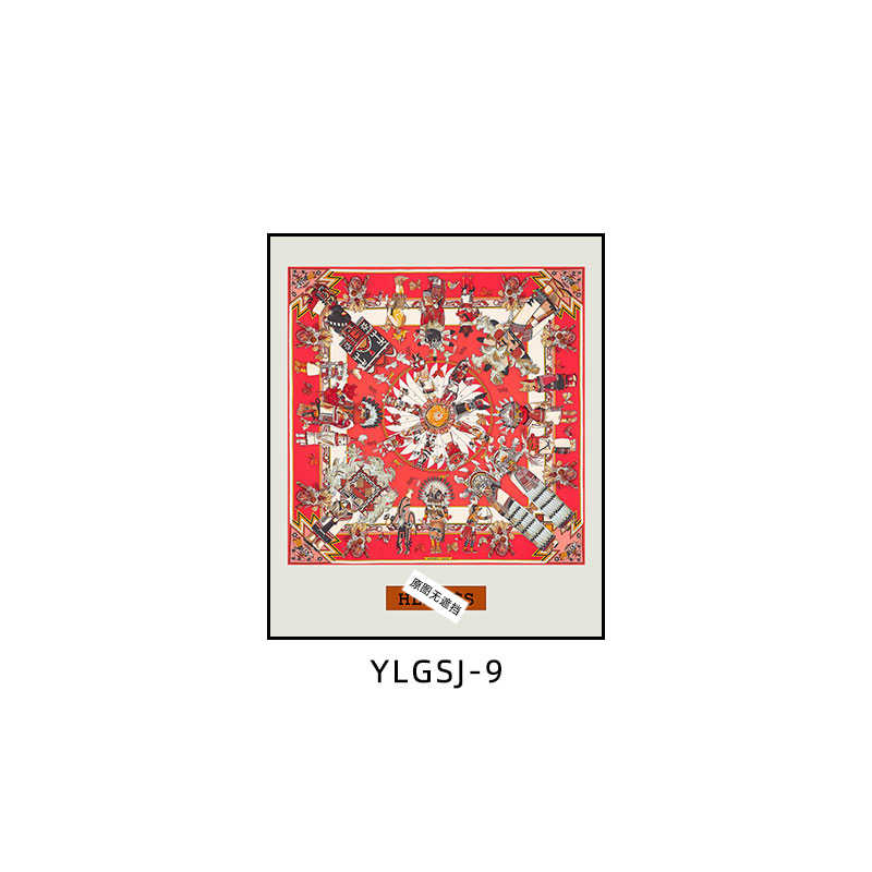 Love code silk scarf hanging painting light luxury high-end living room porch decorative painting European restaurant sofa background wall floor painting