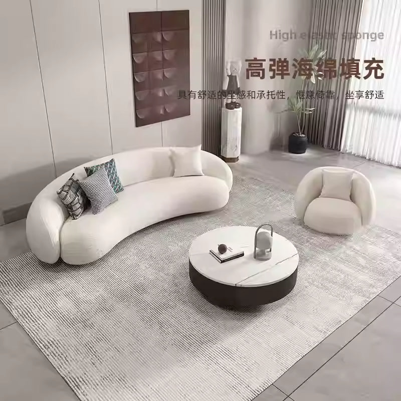 Nordic fabric sofa creative small apartment simple