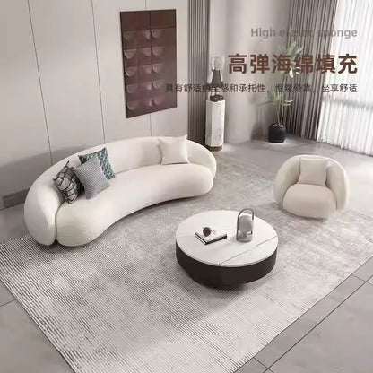 Nordic fabric sofa creative small apartment simple