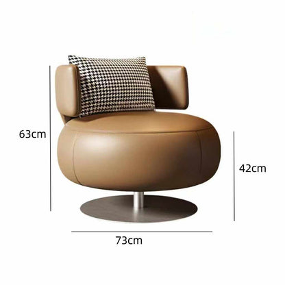 Living room balcony lounge chair Hotel business reception sofa table chair combination light luxury single sofa can be rotated