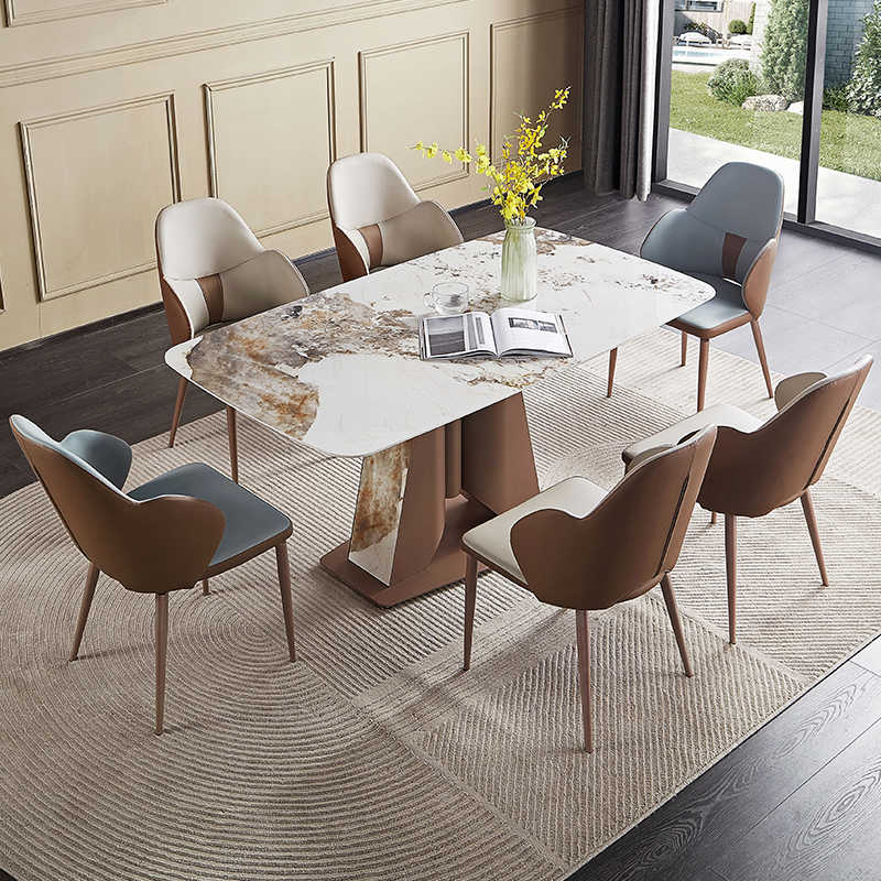 Modern style light luxury dining chair